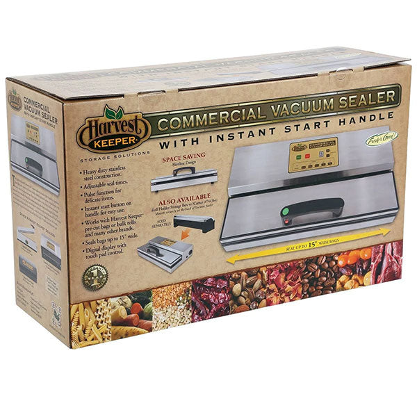 Harvest Keeper Commercial Vacuum Sealer with Instant Start Handle