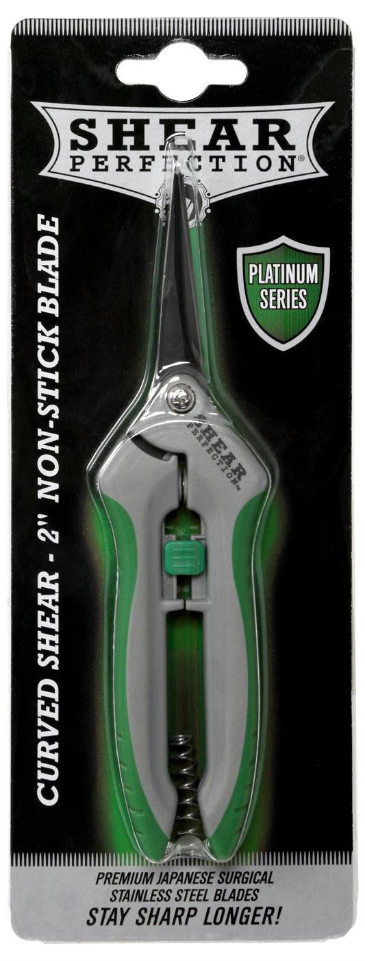 Shear Perf Platinum Trim Shear w/2in Curved