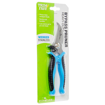 Trim Fast™ Heavy Duty Bypass Pruner, Wedged Stainless Steel Blade