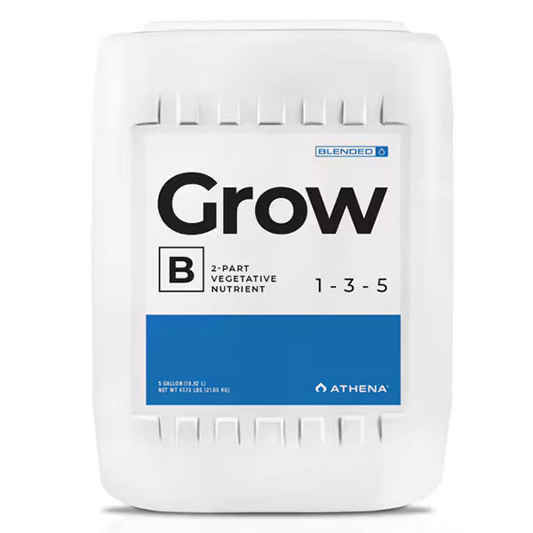 Athena® Blended, Grow B, Vegetative Nutrient (5 Gallons)