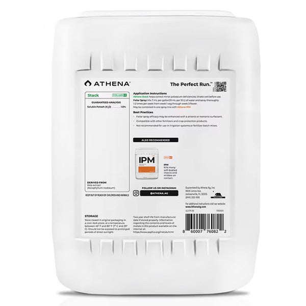 Athena® Foliar, Stack, Bloom Enhancer (5 Gallons)