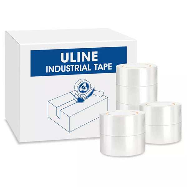 Uline Industrial Tape - 2 Mil, 2" x 110 yds, Clear