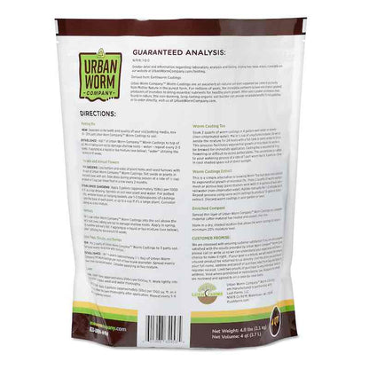 Urban Worm Company Worm Castings - Approved for Organic Use