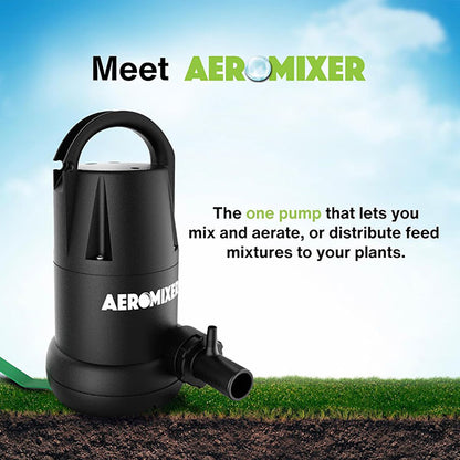 Aeromixer Tall Tank Kit, 3/4 HP Submersible Mixing + Aerating Pump