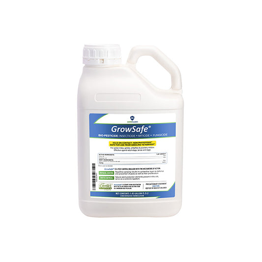 AgroMagen, GrowSafe™ Bio-Pesticide, Organic Natural Miticide, Fungicide & Insecticide, (1.45 Gallon)