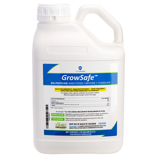 AgroMagen®, GrowSafe™ Bio-Pesticide, Organic Natural Miticide, Fungicide & Insecticide, (1.45 Gallon)