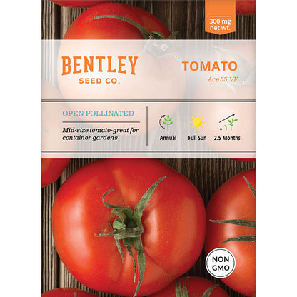 Bentley Seed Co., Ace 55 VF, Tomato, Seed Packet