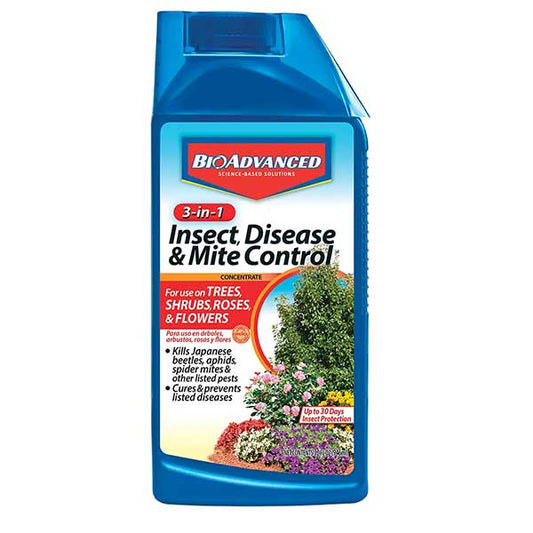 BioAdvanced® 3-In-1 Insect, Disease & Mite Control, Concentrate (32 oz.)