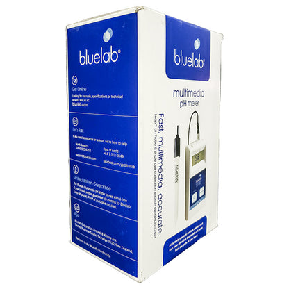 Bluelab® Multimedia pH Meter with Leap™ pH Probe & Single Use Calibration Solution Sachets Included