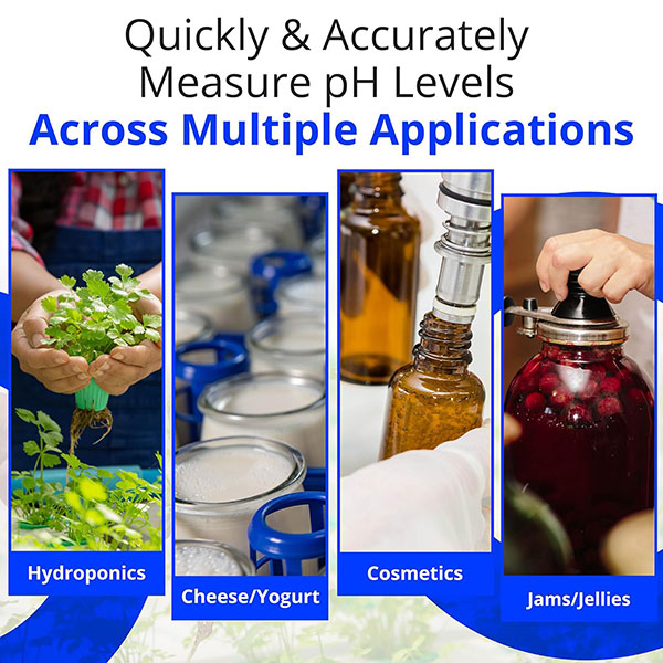 Bluelab® Multimedia pH Meter with Leap™ pH Probe & Single Use Calibration Solution Sachets Included