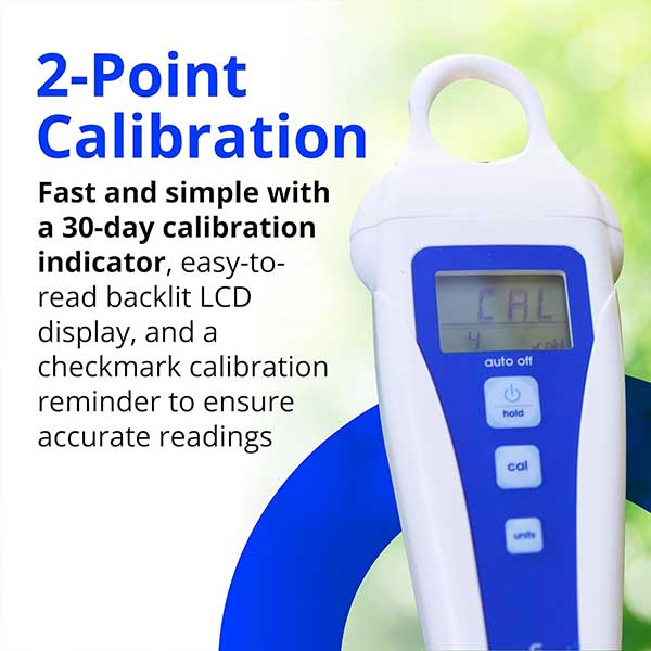 Bluelab® pH Pen, Digital pH Tester & Hand Held Temperature Meter