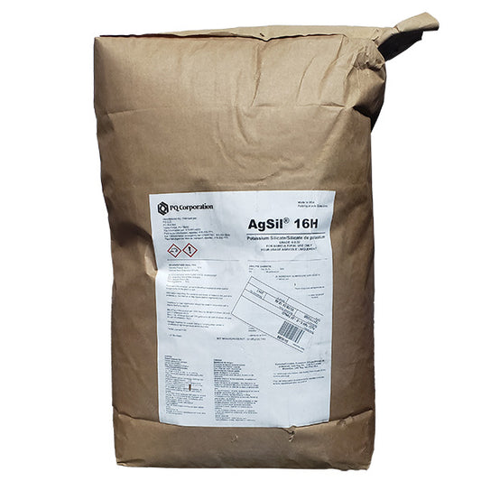 PQ Corporation® AgSil® 16H, 0-0-32, Potassium Silicate, Powdered Fertilizer (50 lbs.)