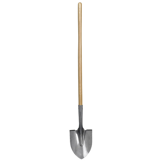 Corona® Round Point Light Duty Shovel with 43" Wood Handle (16 Gauge)