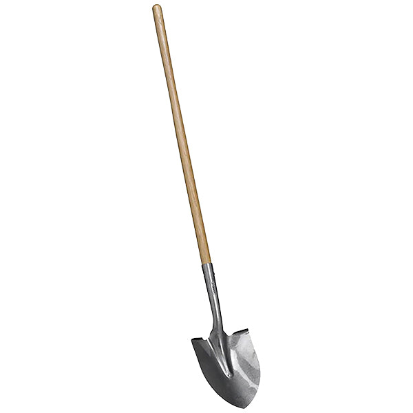 Corona® Round Point Light Duty Shovel with 43" Wood Handle (16 Gauge)