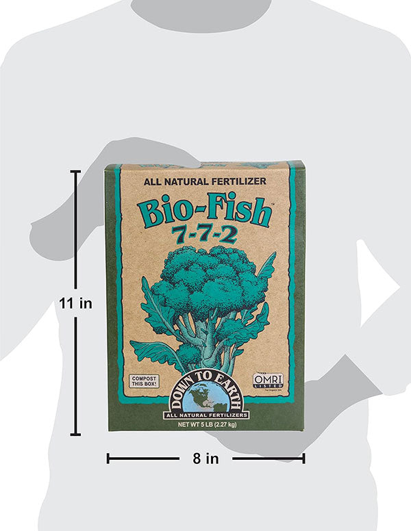 Down To Earth™, Bio-Fish® 7-7-2, All Natural Fertilizer, Blended (5 LBS.)