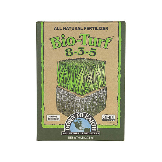 Down To Earth™, Bio-Turf™ 8-3-5, All Natural Fertilizer, Blended (6 LBS.)