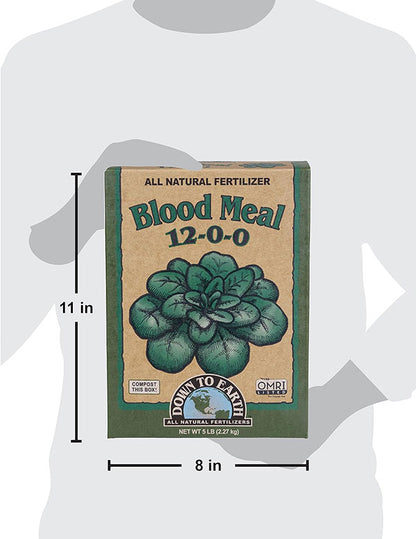 blood fertilizer for plants Down To Earth Blood Meal 12-0-0 4 lbs