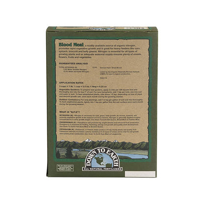 Down to Earth™, Blood Meal 12-0-0, All Natural Fertilizer, Single Ingredient (5 LBS.)