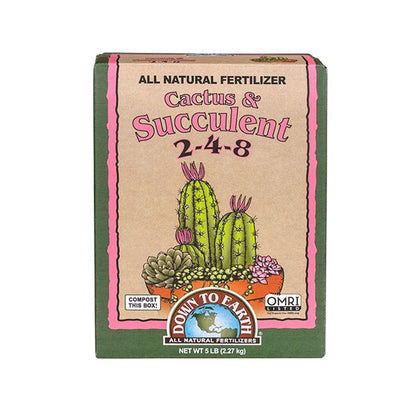 Down To Earth™, Cactus & Succulent 2-4-8, All Natural Fertilizer, Blended (5 LBS.)