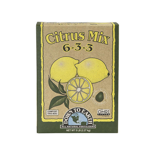 Down to Earth™, Citrus Mix 6-3-3, Blended Fertilizer (5 LBS.)