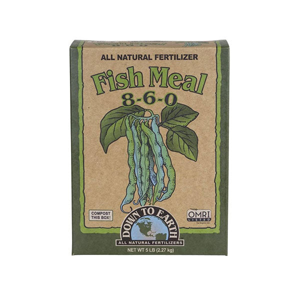 Down To Earth™, Fish Meal 8-6-0, All Natural Fertilizer, Single Ingredient (5 LBS.)