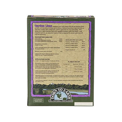 Down To Earth™, Garden Lime, Organic Garden Mineral Fertilizer (5 LBS.)