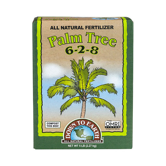 Down to Earth™, Palm Tree 6-2-8, All Natural Fertilizer, Blended (5 LBS.)