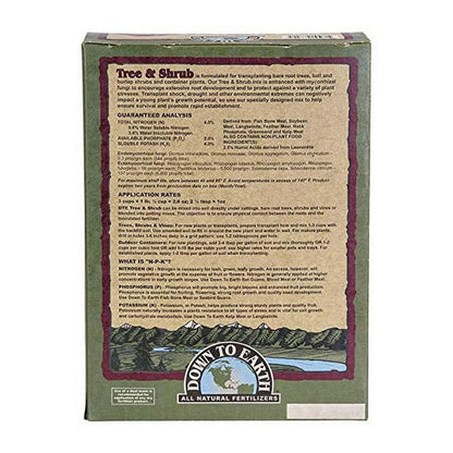 Down to Earth™, Tree & Shrub 4-2-4, All Natural Fertilizer, Blended (5 LBS.)