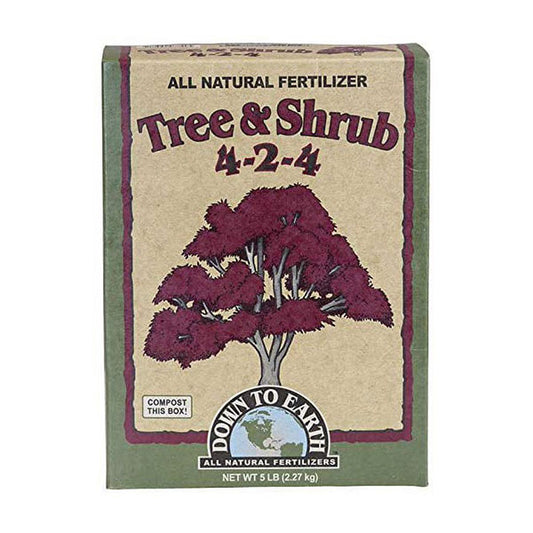 Down to Earth™, Tree & Shrub 4-2-4, All Natural Fertilizer, Blended (5 LBS.)