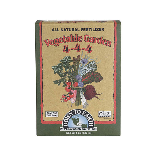 Down To Earth™, Vegetable Garden 4-4-4, All Natural Fertilizer, Blended (5 LBS.)