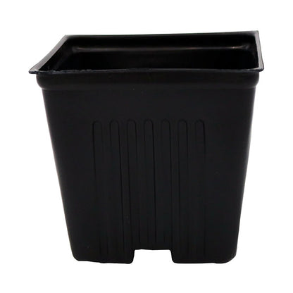 Dura Pot® 3.5" Square Black Plastic Nursery Pot
