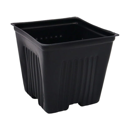 Dura Pot® 3.5" Square Black Plastic Nursery Pot