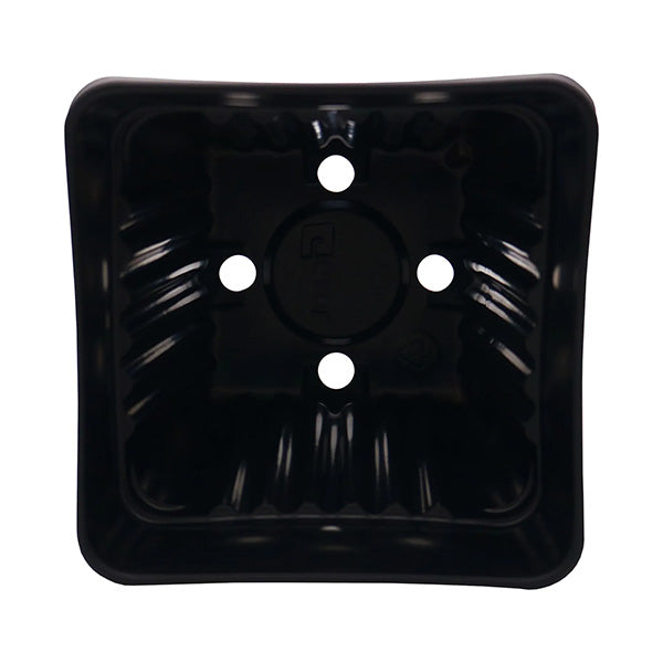 Dura Pot® 3.5" Square Black Plastic Nursery Pot