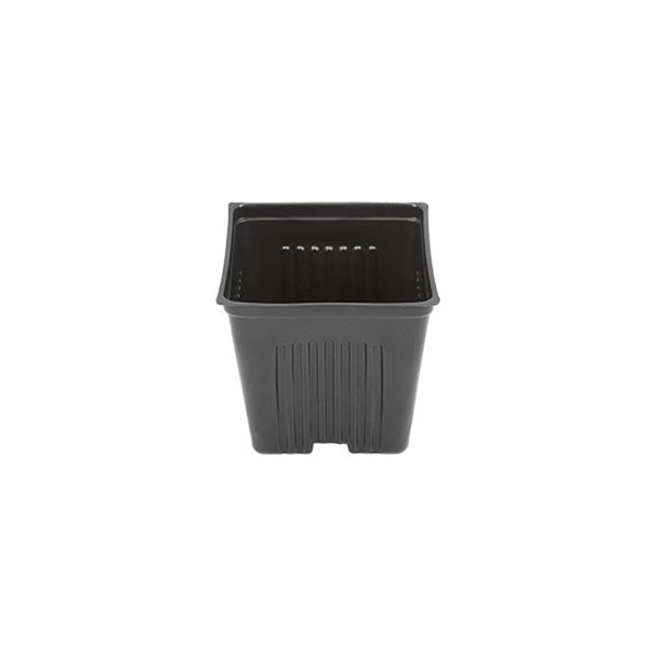 Dura Pot® 3.5" Square Black Plastic Nursery Pot