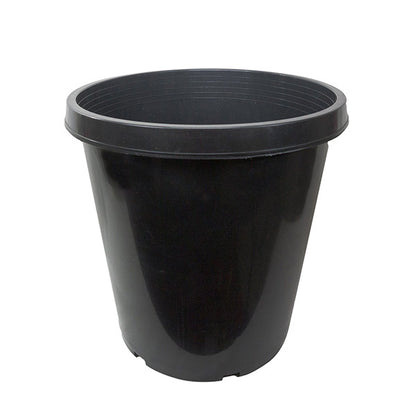 XY Inc. 15" Round Black Plastic Nursery Pot (15 Gallon)