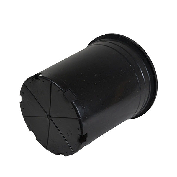 XY Inc. 10" Round Black Plastic Nursery Pot (5 Gallon)