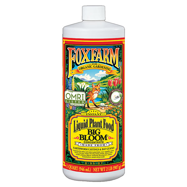 FoxFarm® Big Bloom® Liquid Fertilizer, Concentrate (1 Quart)