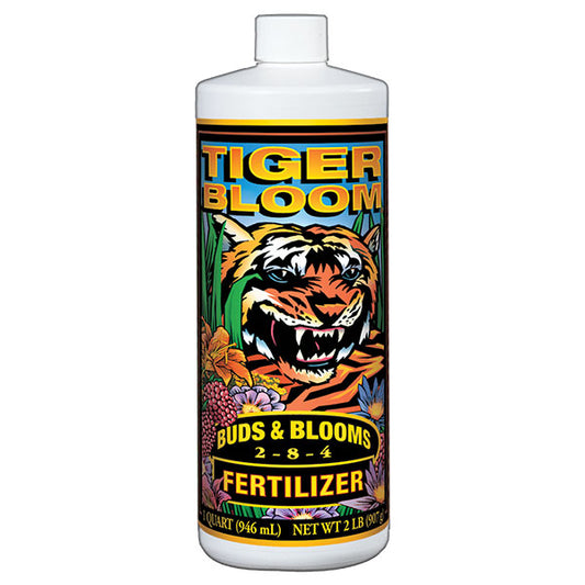 FoxFarm® Tiger Bloom® Liquid Plant Food, 2-8-4, Buds & Blooms (1 Quart)