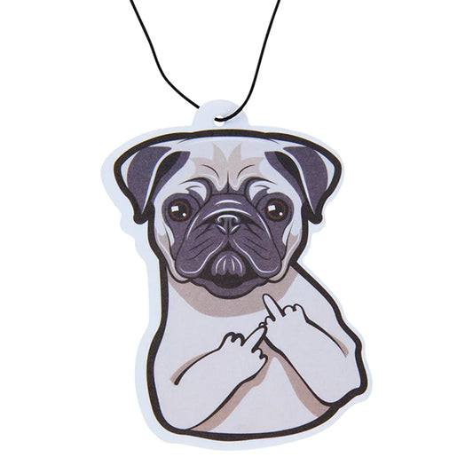 Fresh Fresheners - Pug With An Attitude (Black Diamond)