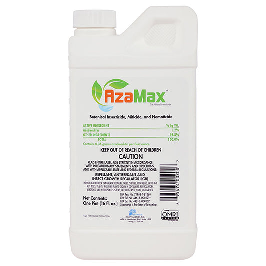 AzaMax™ Botanical Insecticide, Miticide, & Nematicide Concentrate (16 Ounce)