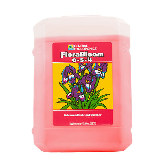 General Hydroponics®, FloraBloom®, 0-5-4, FloraSeries® Advanced Nutrient System (6 Gallon)
