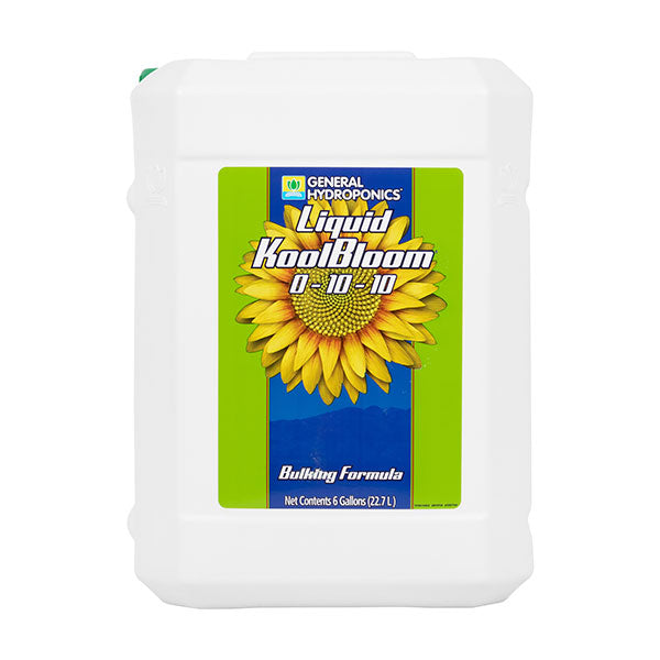 General Hydroponics®, Liquid KoolBloom®, 0-10-10, Bulking Formula (6 G ...
