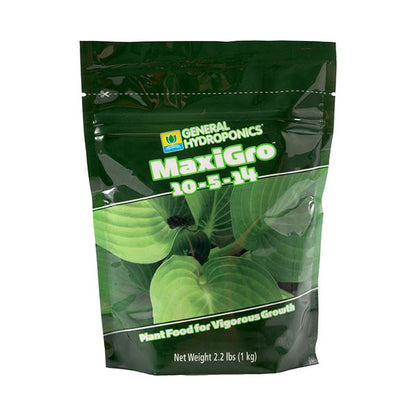 General Hydroponics®, MaxiGro™, 10-5-14, Maxi Series™, Plant Food For Vigorous Growth (2.2 LBS.)