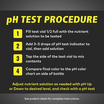 General Hydroponics®, pH Control Kit (includes pH up, pH down, and pH test indicators)