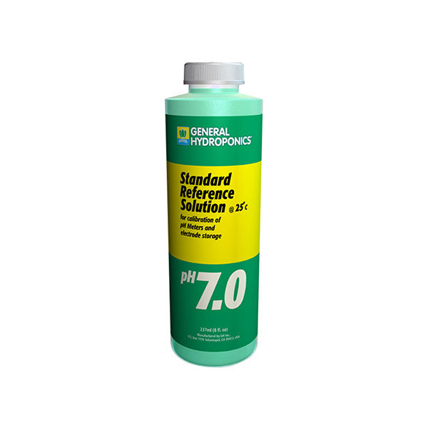 General Hydroponics®, pH 7.01 Calibration Solution, Standard Reference Solution for Calibration of pH Meters and Electrode Storage (8 oz.)