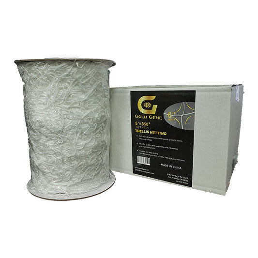 Gold Gene® Trellis Netting,  Soft Mesh Nylon, Bulk Roll (5' x 350' ft.)