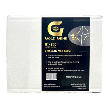 Gold Gene® Trellis Netting,  Soft Mesh Nylon, Bulk Roll (5' x 350' ft.)