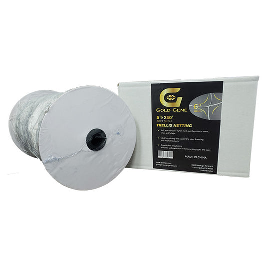 Gold Gene® Trellis Netting,  Soft Mesh Nylon, Bulk Roll (5' x 350' ft.)