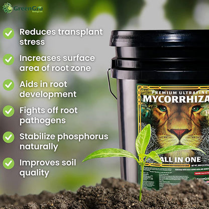 GreenGro® Biologicals, Premium UltraFine Mycorrhizae, All-In-One (15 lbs.)