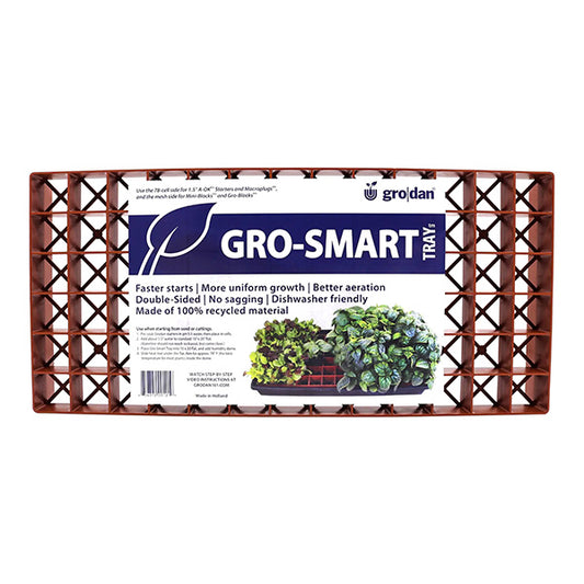 Grodan® Gro-Smart™ Tray, 78 Cell Starter Plug Tray, Terracotta